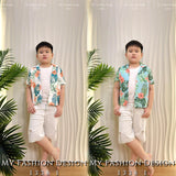 🔥黑卡独家爆款🔥高品质亲子系列男童衬衫 RM52 Only🌸（1-U2）