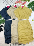 爆款新品🔥高品质气质休闲套装 上衣 ➕ 裙子 RM79 Only🌸（1-V2）