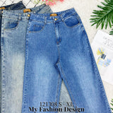 爆款新品🔥高品质高腰牛仔直筒长裤 RM72 Only🌸（1-X4）