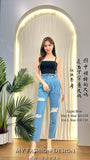 爆款新品🔥高品质高腰牛仔萝卜长裤 RM70 Only🌸(2-D3)