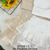 爆款新品🔥高品质绑带款套装 上衣 ➕ 裤裙 RM89 Only🌸（1-A4）