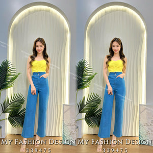 🔥黑卡独家爆款🔥高品质高腰牛仔直筒长裤 RM75 Only🌸（1-C4）