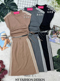 爆款新品🔥高品质棉质休闲套装 上衣 ➕ 裙子 RM89 Only🌸（2-C4）