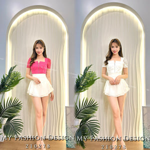 爆款新品🔥高品质气质蕾丝拼接罗马上衣 RM64 Only🌸（1-C3）