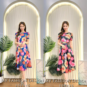 【补现货】🛍️爆款新品🛍️高品质气质花花连身裙 RM25.00 Only🌸（原价RM78）