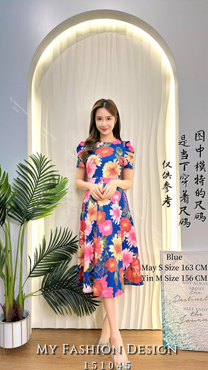 【补现货】🛍️爆款新品🛍️高品质气质花花连身裙 RM25.00 Only🌸（原价RM78）