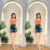 爆款新品🔥高品质RO高腰牛仔裤裙 RM62 Only🌸（2-C3）