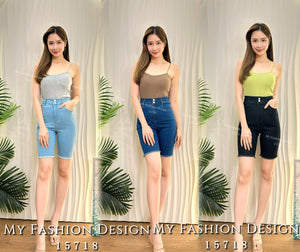 爆款新品🔥高品质高腰牛仔五分裤 RM59 Only🌸（1-B3）