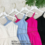 爆款新品🔥高品质吊带款连体裙 RM89 Only🌸（2-E2）