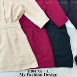 爆款新品🔥高品质气质款长袖连体裙 RM85 Only🌸(2-C2)