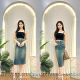 爆款新品🔥高品质高腰牛仔半身裙 RM67 Only🌸(2-W2)
