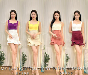 🔥黑卡独家爆款🔥 高品质高腰皱褶款裤裙 RM62 Only🌸（1-C4）（SH-D4）