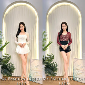 🔥黑卡独家爆款🔥高品质气质蕾丝马甲上衣 RM65 Only🌸 (SH-D4）