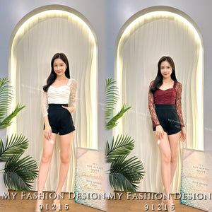 🔥黑卡独家爆款🔥高品质气质蕾丝拼接时装上衣 RM59 Only🌸  =E3=