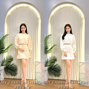 【补现货】爆款新品🔥高品质长袖休闲套装 上衣 ➕ 裤裙 RM39.90 Only🌸（原价 RM75）