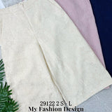 🆕 Designer DD爆款新品❤️高品质提花七分裤 RM70 Only🌸 （2-X3）