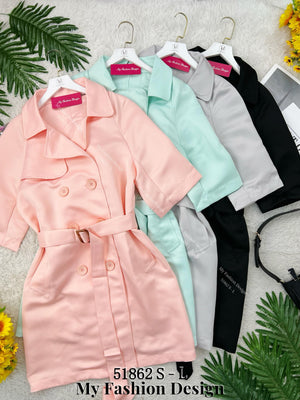 🆕 Designer DD爆款新品❤️高品质长版风衣外套 RM70 Only🌸 （2-J2）