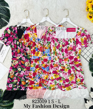 爆款新品🔥高品质气质款花花连体裤裙 RM79 Only🌸 (2-K4）