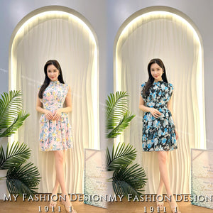 🔥黑卡独家爆款🔥高品质气质款花花连体裙 RM89 Only🌸 （1-B3）