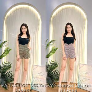 🔥黑卡独家爆款🔥高品质高腰千鸟格短裤 RM59 Only🌸（1-E4）