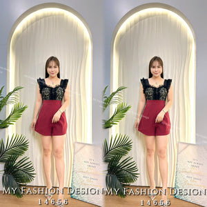 爆款新品 🔥高品质气质蕾丝拼接连体裤 RM85 Only🌸 （2-J3）