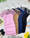 爆款新品🔥高品质修身棉质皱褶连体裙 RM29.50 Only🌸 （原价 RM59 ）（2-H3）