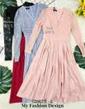 爆款新品🔥高品质蕾丝拼接连体裙 RM89 Only🌸（1-A4）