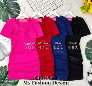 爆款新品🔥高品质棉质皱褶连体裙 RM59 Only🌸 （1-D4）