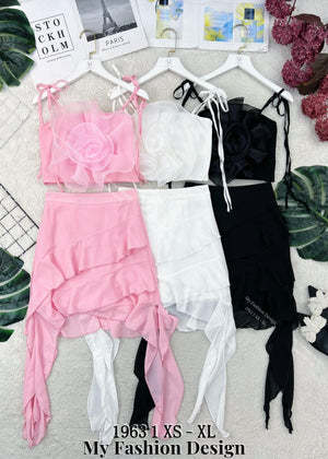 🔥金卡独家爆款🔥高品质气质款套装 上衣 ➕ 裙子 RM109 Only🌸（1-I3）