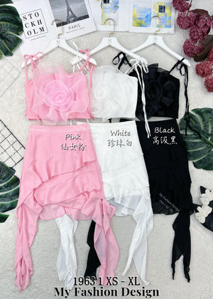 🔥金卡独家爆款🔥高品质气质款套装 上衣 ➕ 裙子 RM109 Only🌸（1-I3）