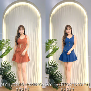 爆款新品🔥高品质牛仔款连体裤裙 RM92 Only🌸（补现货）