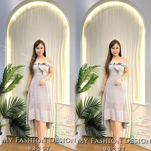 爆款新品🔥高品质一字领连体裙 RM89 Only🌸（1-A4）（SH-D4）