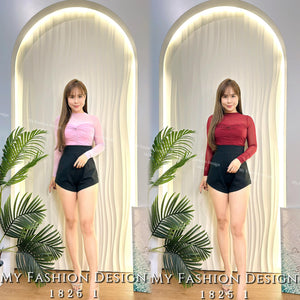 🔥黑卡独家爆款🔥高品质棉质拼接网纱长袖上衣 RM49 Only🌸（2-P2）