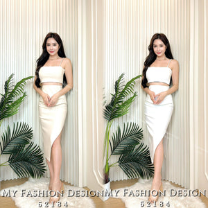 爆款新品🔥高品质吊带款套装 上衣 ➕ 裙子 RM95 Only🌸（补现货）