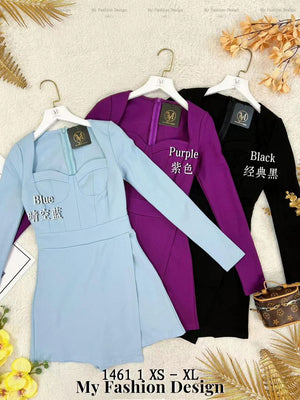 🔥黑卡独家爆款🔥高品质气质款罗马连体裤裙 RM89 Only🌸 （1-G4）