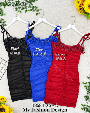 @🔥黑卡独家爆款🔥高品质绑带皱褶连体裙 RM89 Only🌸（2-M1）