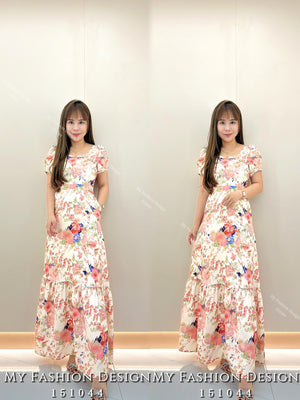 爆款新品🔥高品质气质花花连体裙 RM92 Only🌸（补现货）