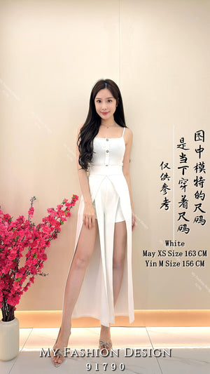 🔥黑卡独家爆款🔥高品质高腰西装开叉雪纺长裤 RM69 Only🌸（1-C4）