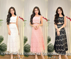 🧨黑卡独家爆款🧨高品质气质款蕾丝套装 上衣 ➕ 裙子 RM109 Only🌸(1-F2)