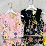 🔥金卡独家爆款🔥高品质气质款花花套装 上衣 ➕ 裙子 RM149 Only🌸（1-D3）