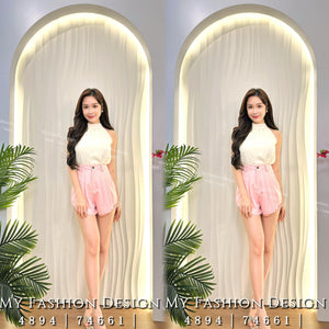 爆款新品🔥高品质高腰蕾丝拼接短裤 RM57 Only🌸（1-E2）