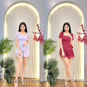 🔥黑卡独家爆款🔥高品质气质款连体短裤 RM96 Only🌸 （1-E1）