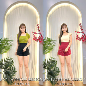 ✨🔥黑卡独家爆款🔥高品质高腰罗马短裤 RM65 Only🌸(1-E2）