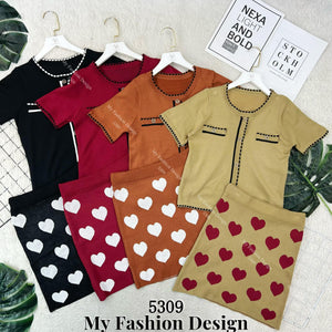 爆款新品🔥高品质针织休闲套装 上衣 ➕ 裙子 RM59 Only🌸（1-H3）