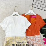 【补现货】爆款新品🔥高品质提花拼接连体裤裙 RM29.00 Only🌸（原价 RM89.00）