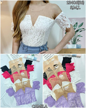 爆款新品🔥高品质气质款蕾丝露肩上衣 RM56 Only🌸 （1-F4）