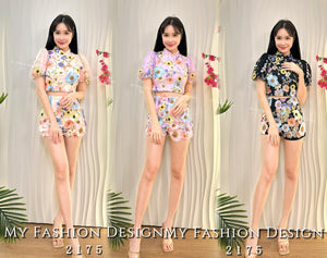 🔥金卡爆款🔥高品质3D立体花朵套装 上衣 ➕ 裤子 RM188 Only🌼（1-D4）