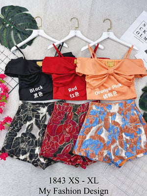 🔥金卡独家爆款🔥高品质气质款提花套装 上衣 ➕ 裤子 RM129 Only🌸（1-K2）