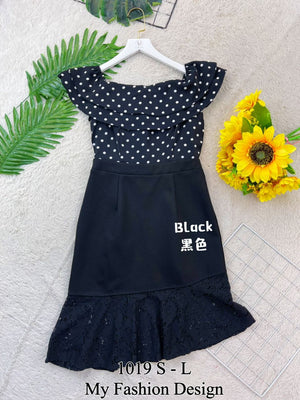 爆款新品🔥高品质气质款波点连身裙 RM89 Only🌸(1-B3)