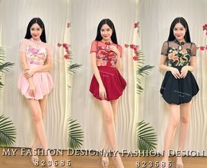 独家爆款🔥高品质气质款旗袍套装 上衣 ➕ 裤裙 RM119 Only🌸（1-K2）